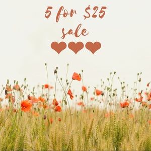 ❤️❤️❤️BUNDLE 5 for $25❤️❤️❤️